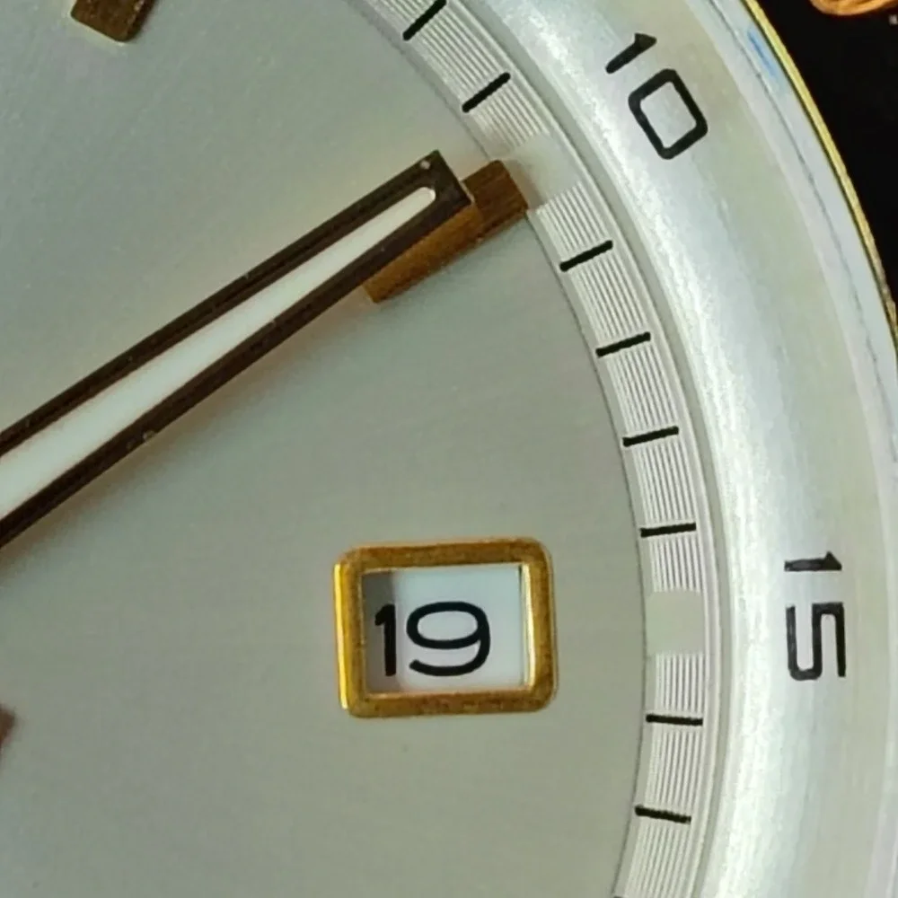 New! Vintage 2001 Fossil PR-5340 Two Tone Date 40mm Mens Quartz Watch Full Set‎